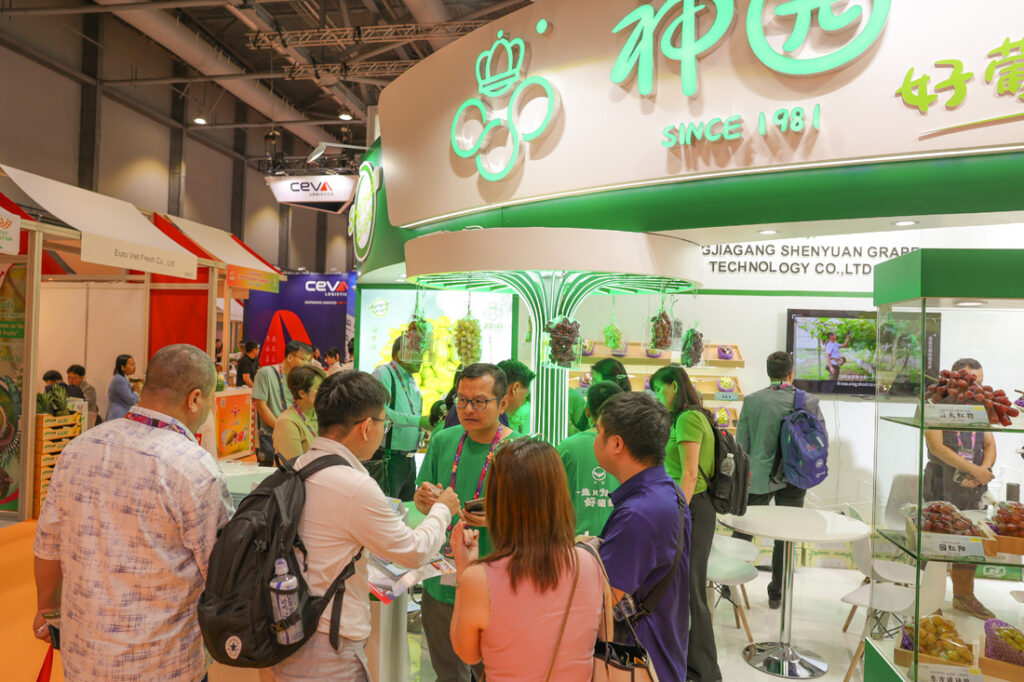 Shenyuan Grapes Exhibits at Asia Fruit Logistica 2024